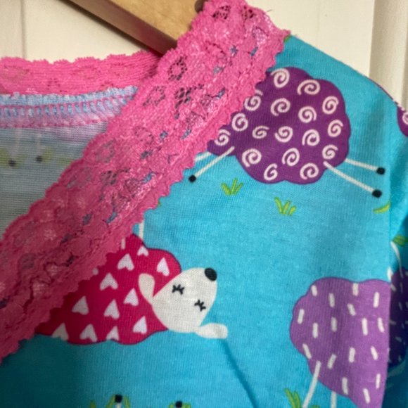 NEW Dollie & Me Womens Counting Sheep Nightgown NWT M - Picture 7 of 11